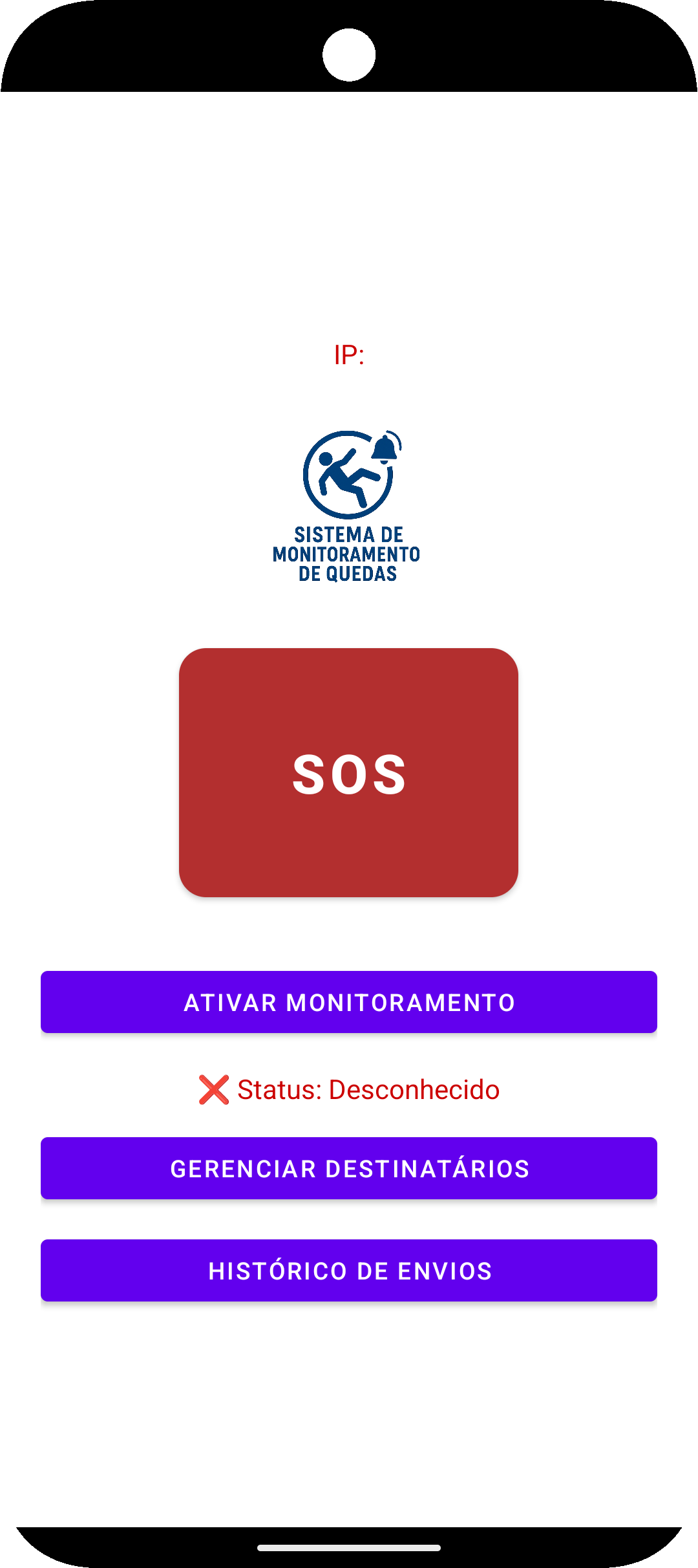 Tela Monitorar