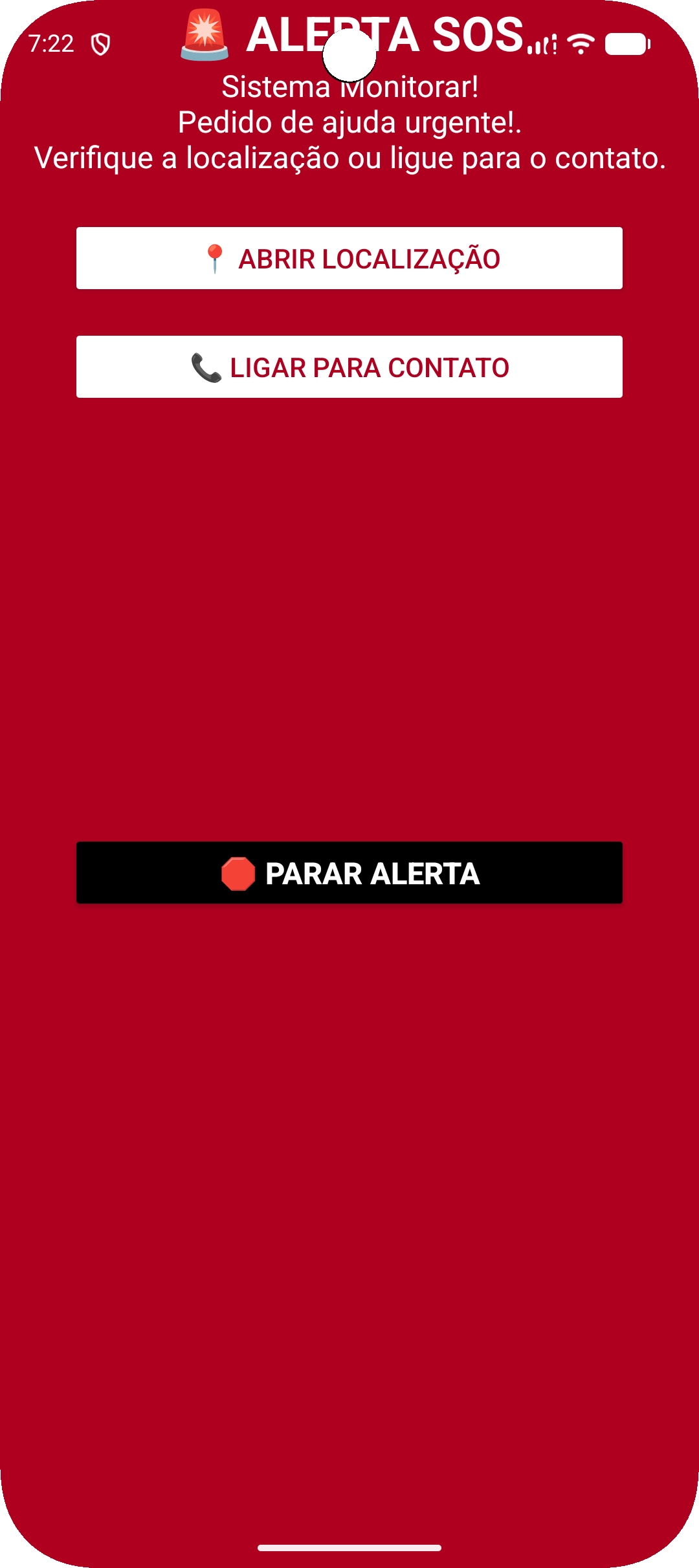 Tela Monitorar
